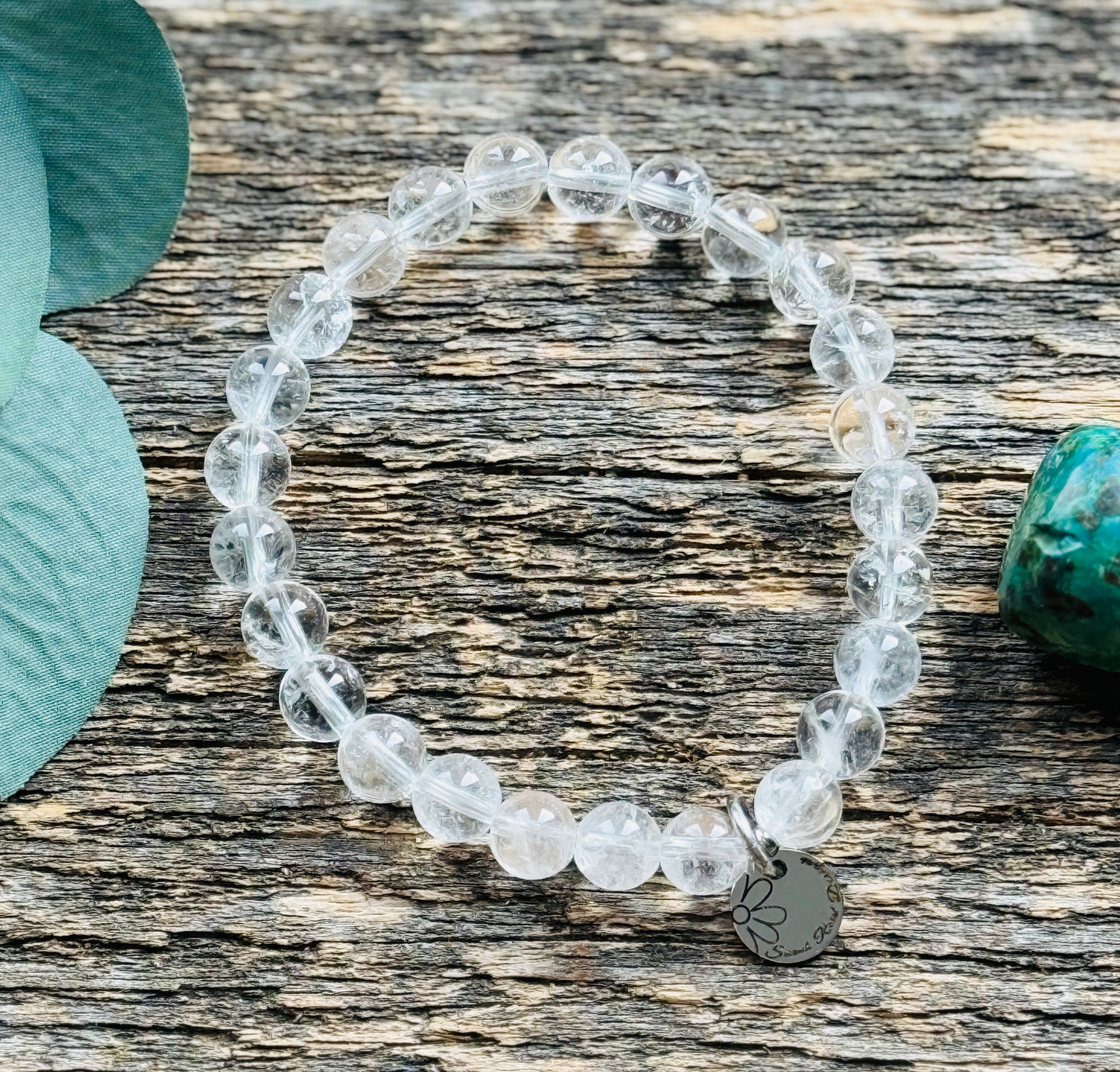 Clear Quartz Signature Gemstone Bracelet