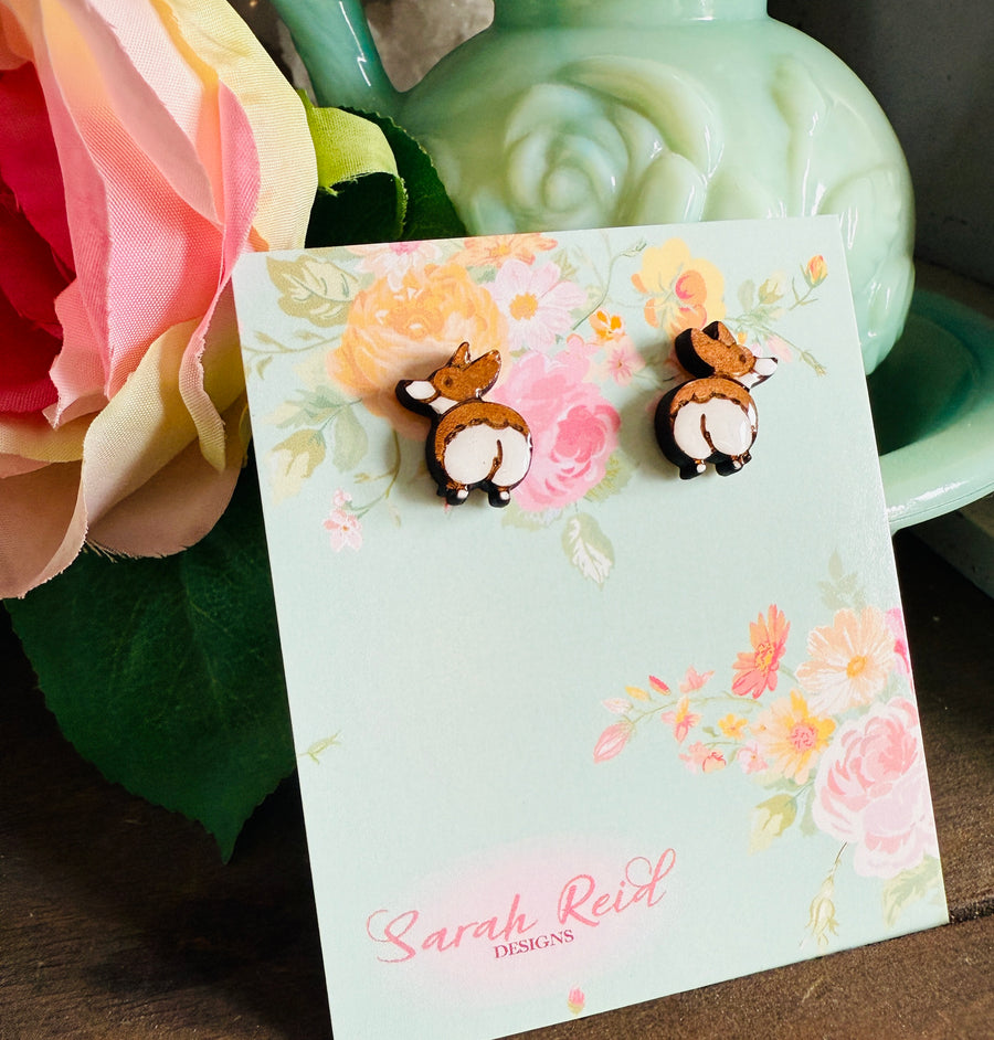 Cutie Corgi Studs