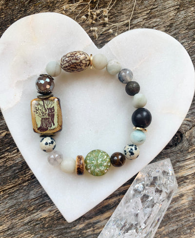 Resting Witch Face Bracelet