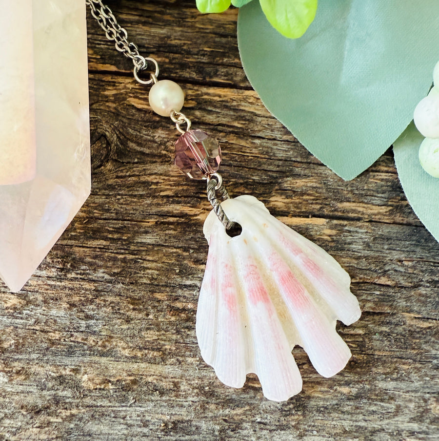 Pink Seashell Necklace