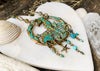 Natural Patina Seahorse Necklace