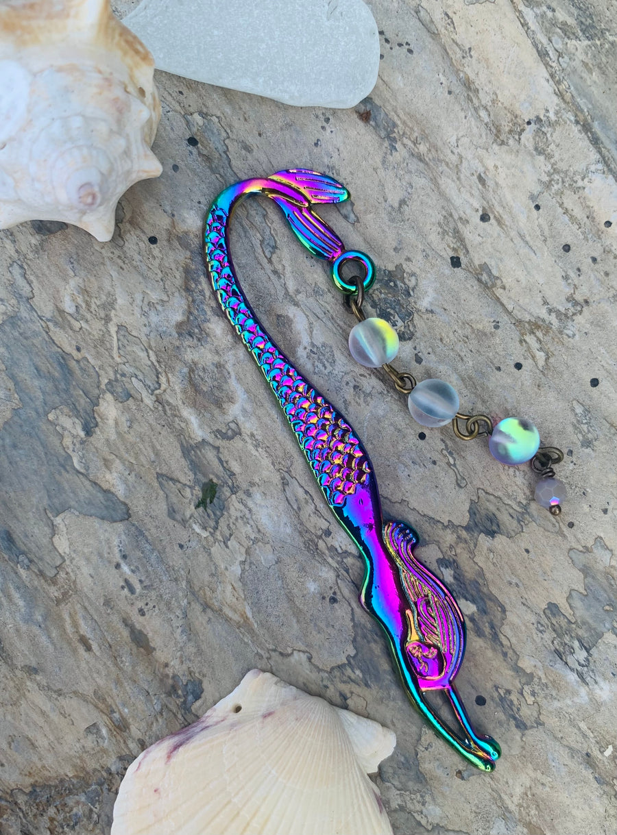 Rainbow Mermaid Bookmark