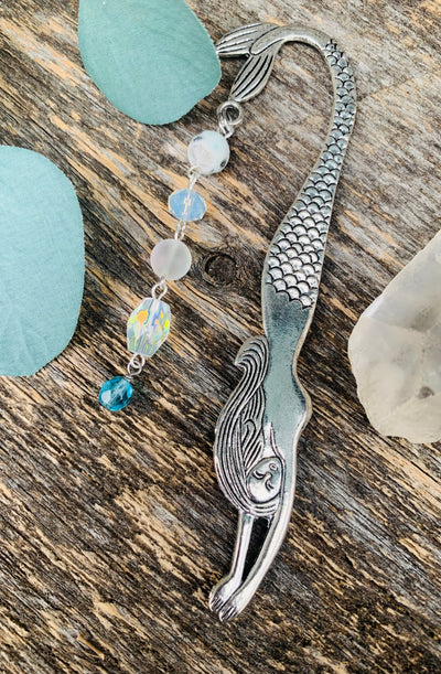 Blue Mermaid Bookmark