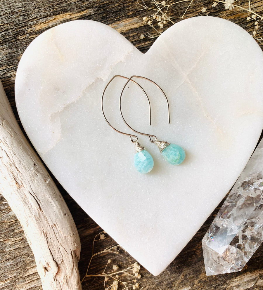 Amazonite Kate Earrings