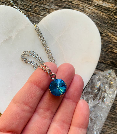 Ocean Delite Crystal Necklace