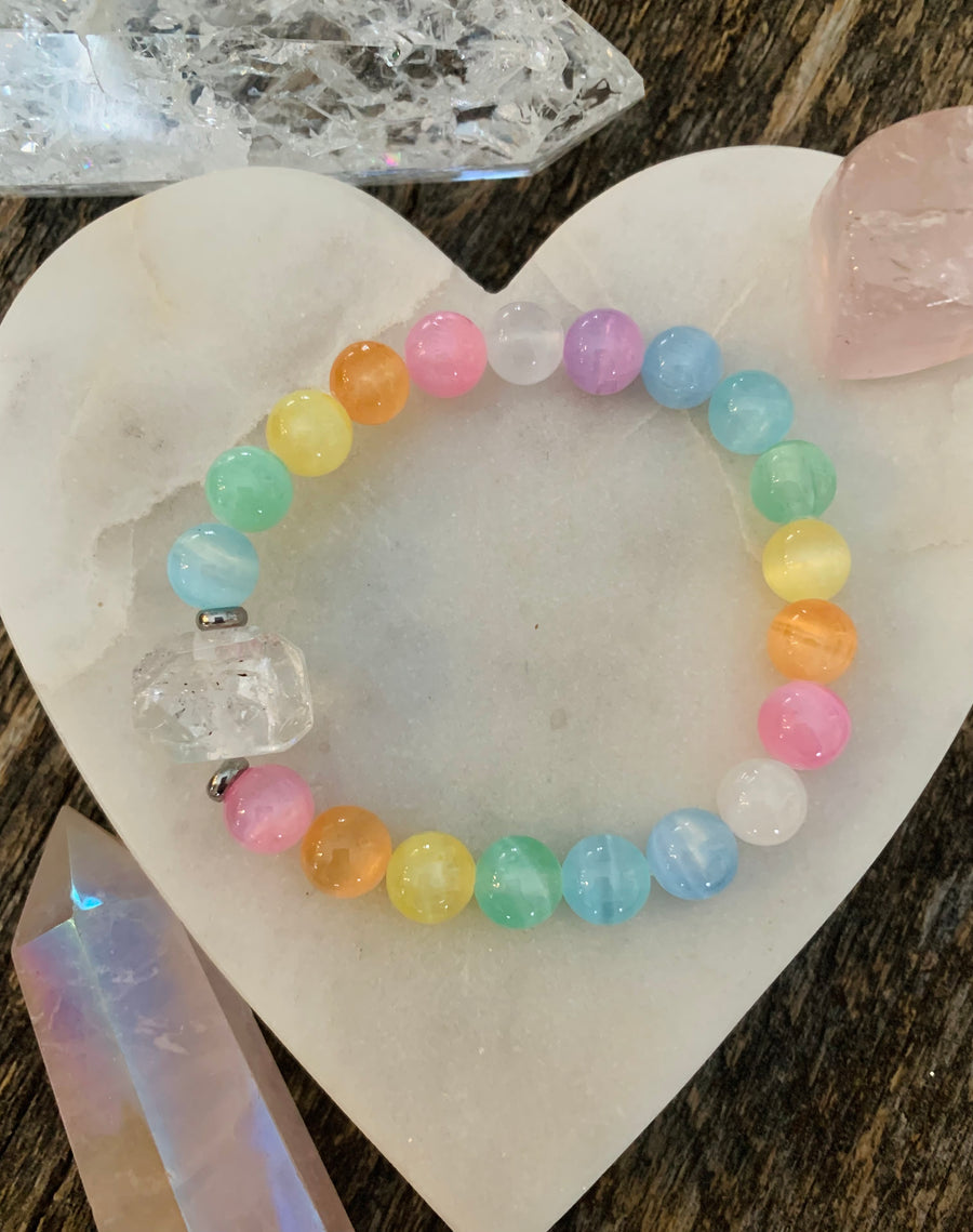 Unicorn Quartz Nugget Bracelet