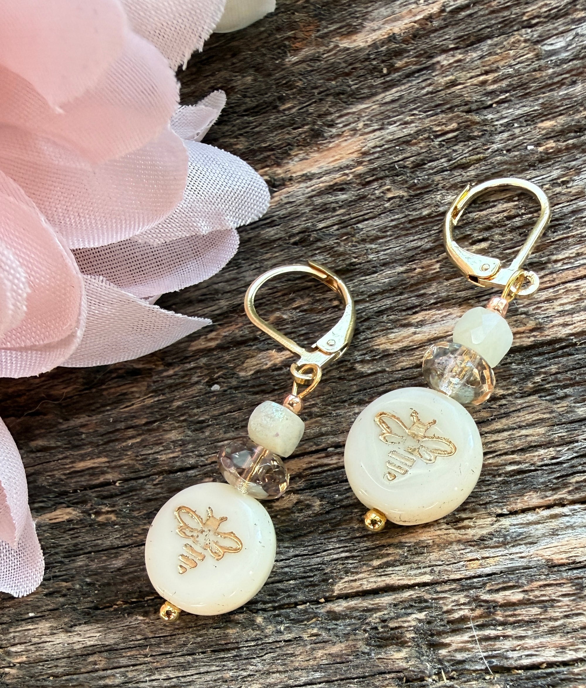 Honey Bee Earrings