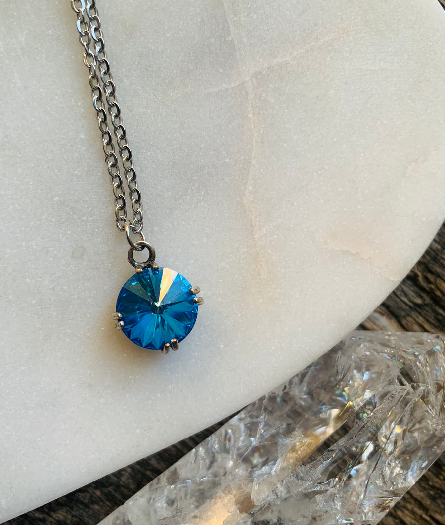 Ocean Delite Crystal Necklace