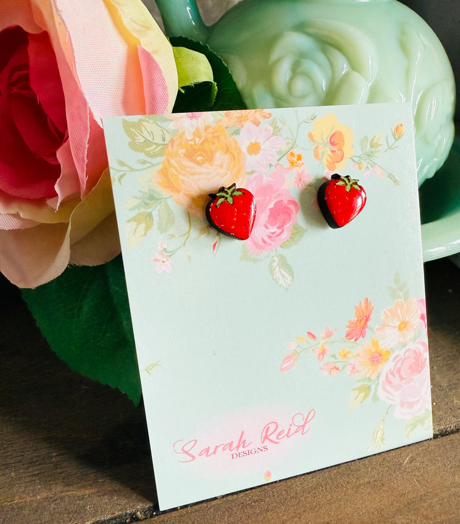 Sweet Strawberry Studs