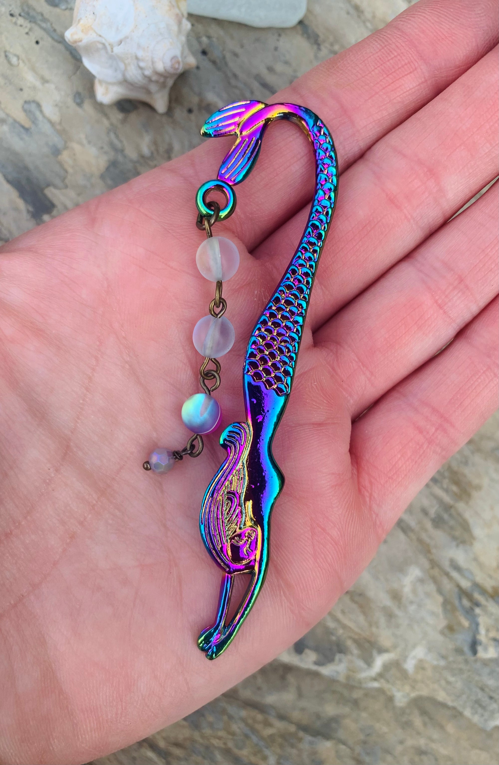 Rainbow Mermaid Bookmark