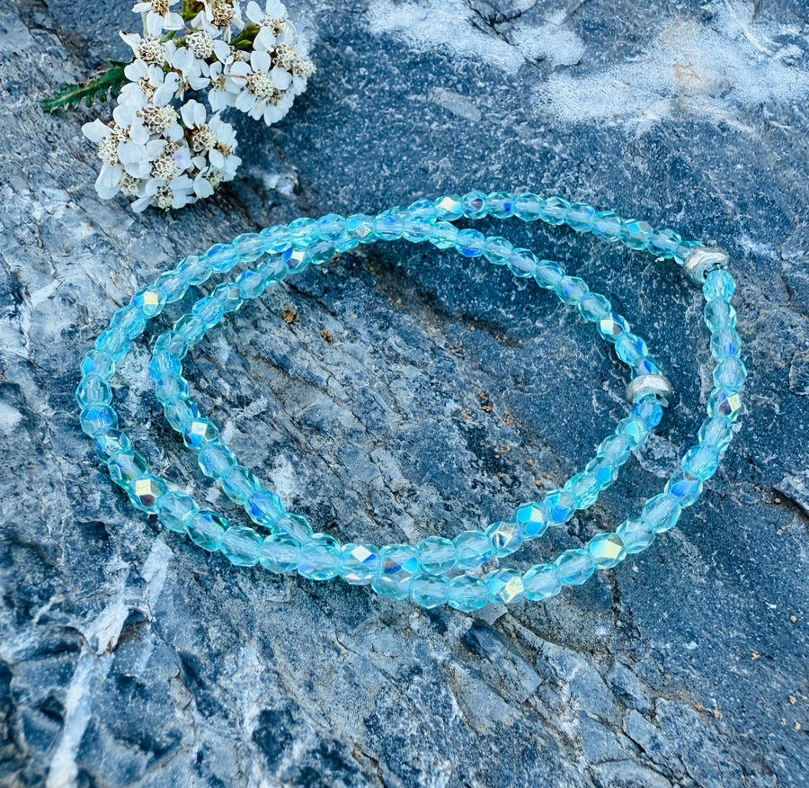 Caribbean Sea Fire Polished Bracelet