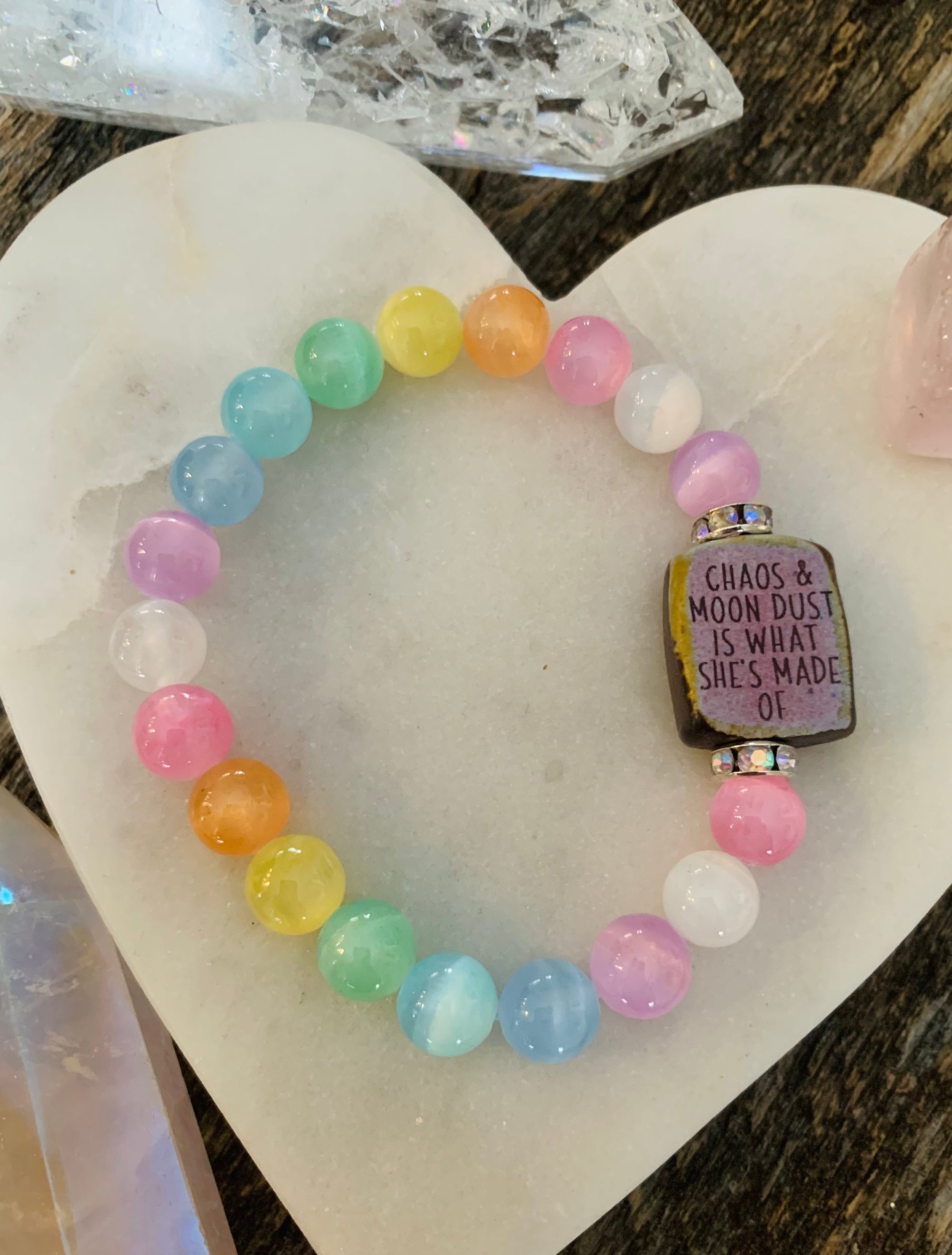 Moondust Quote Bracelet