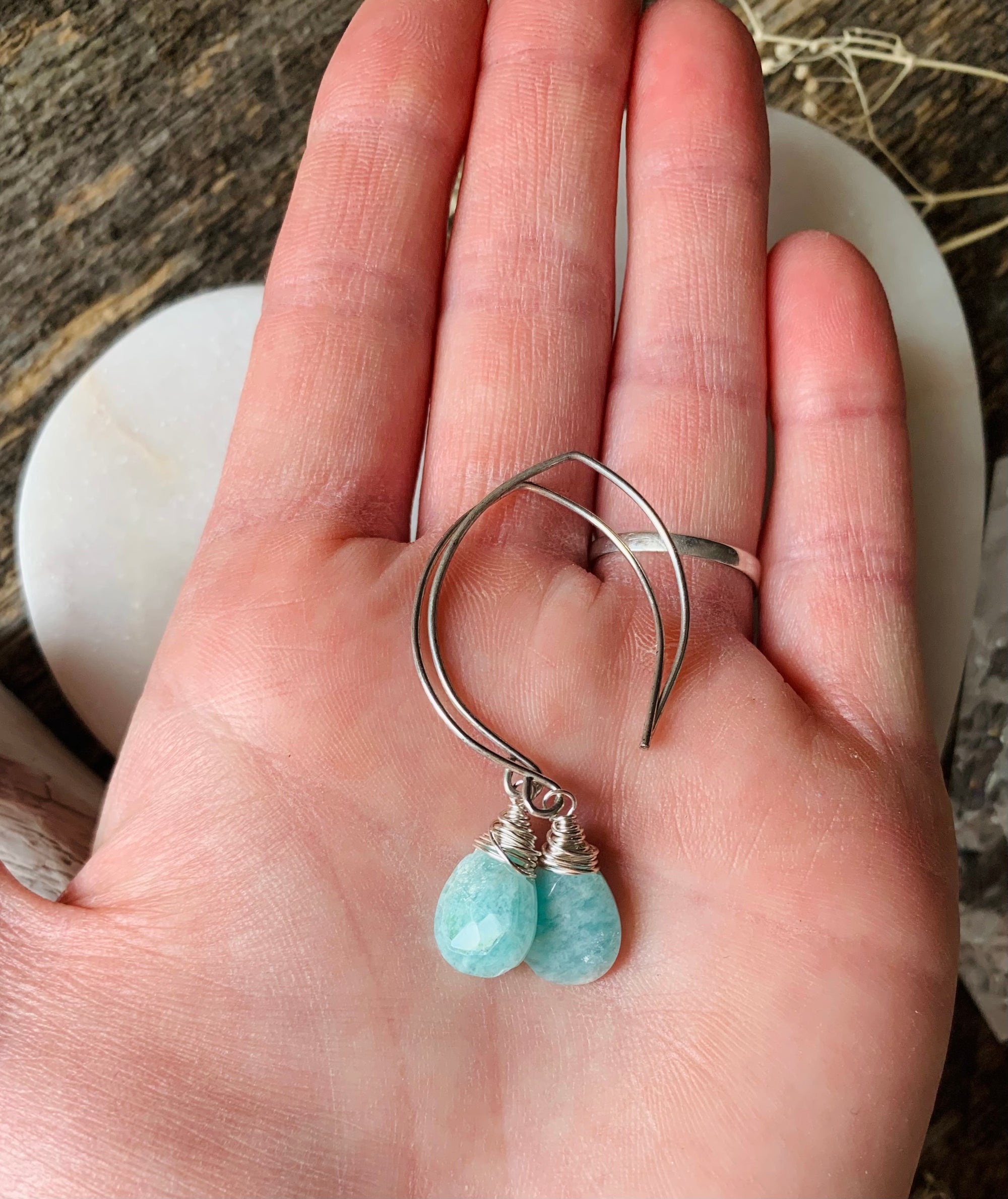 Amazonite Kate Earrings