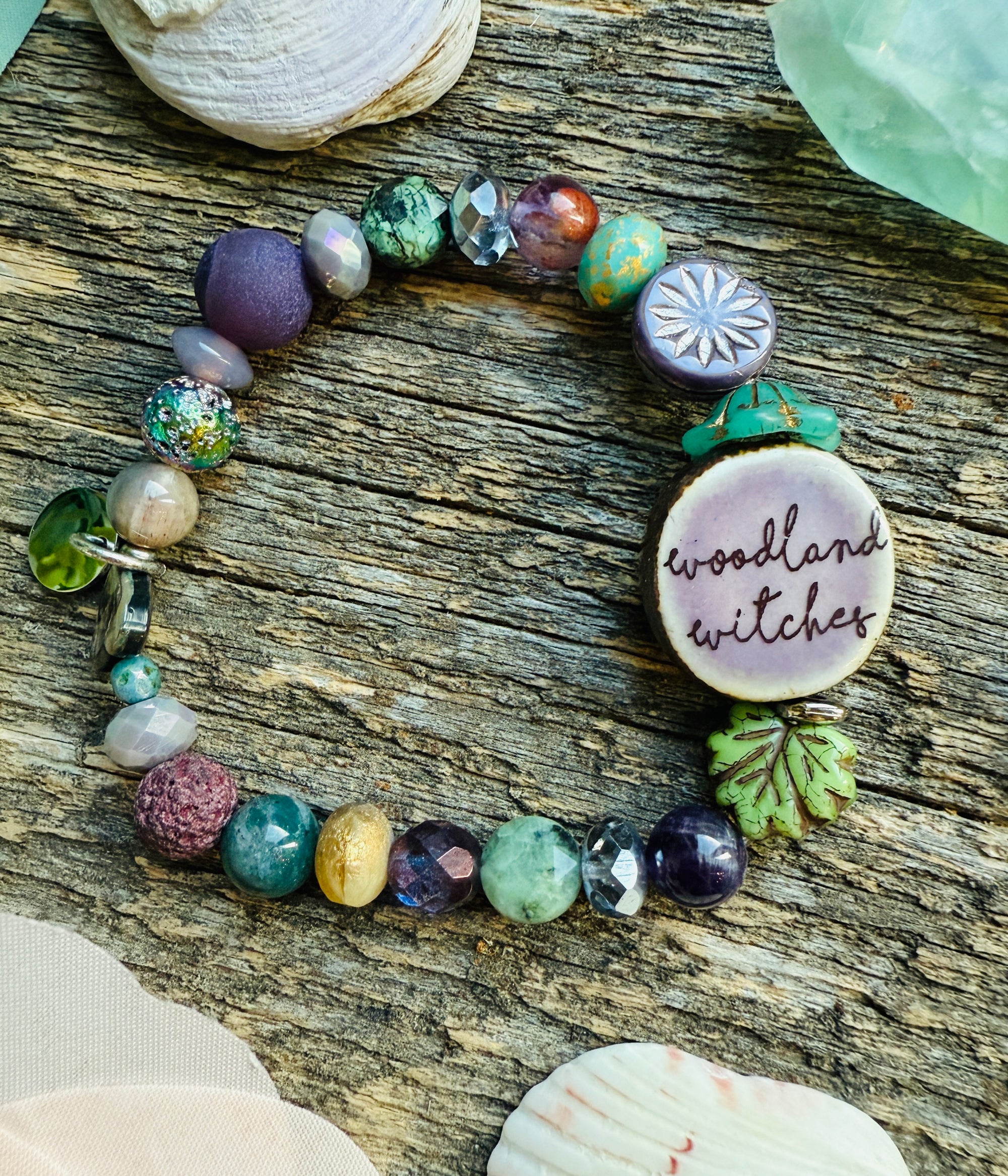 Woodland Witches Quote Bracelet