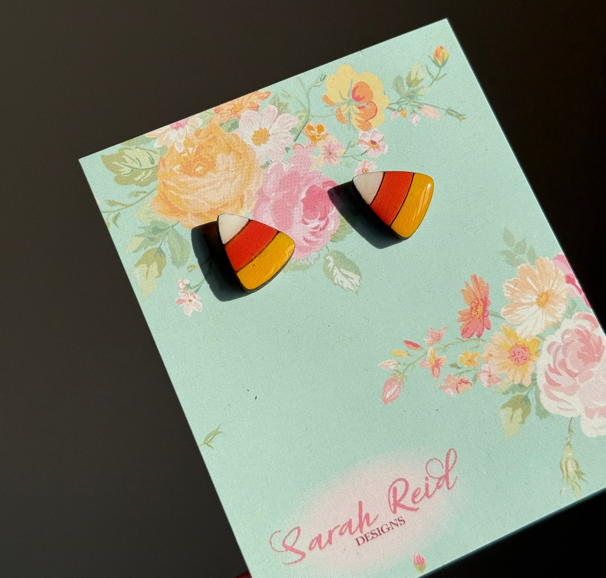 Candy Corn Stud Earrings