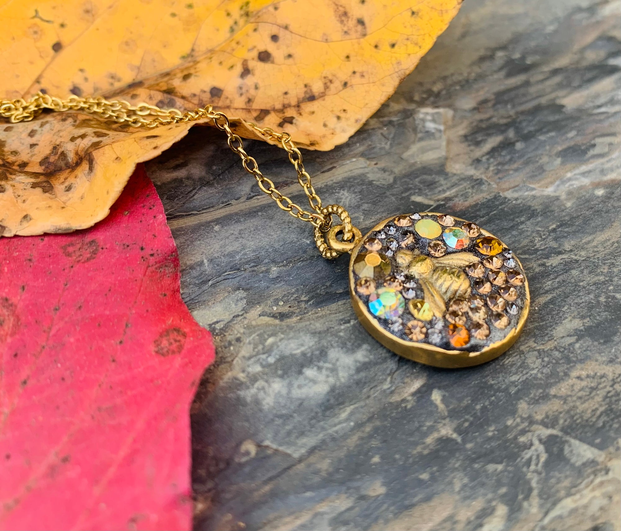 Sparkle Bee Necklace