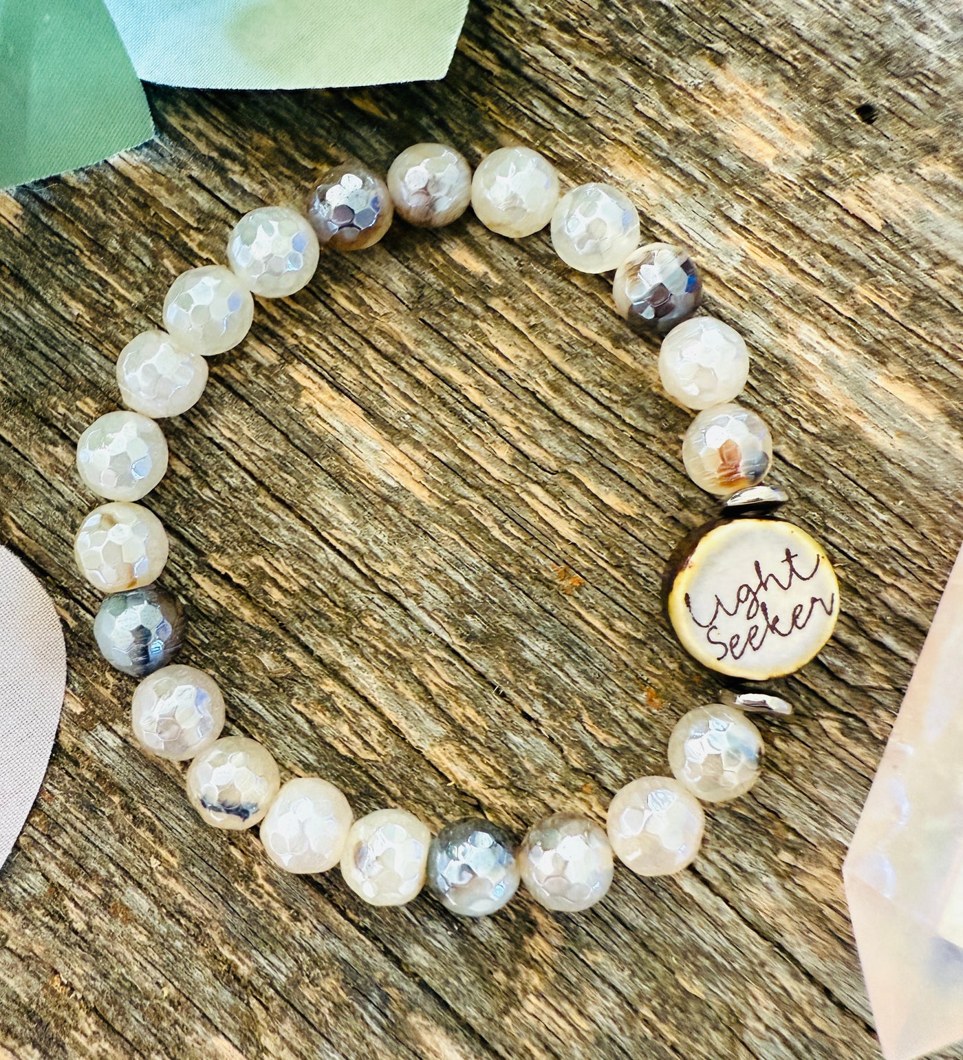 Light Seeker Quote Bracelet