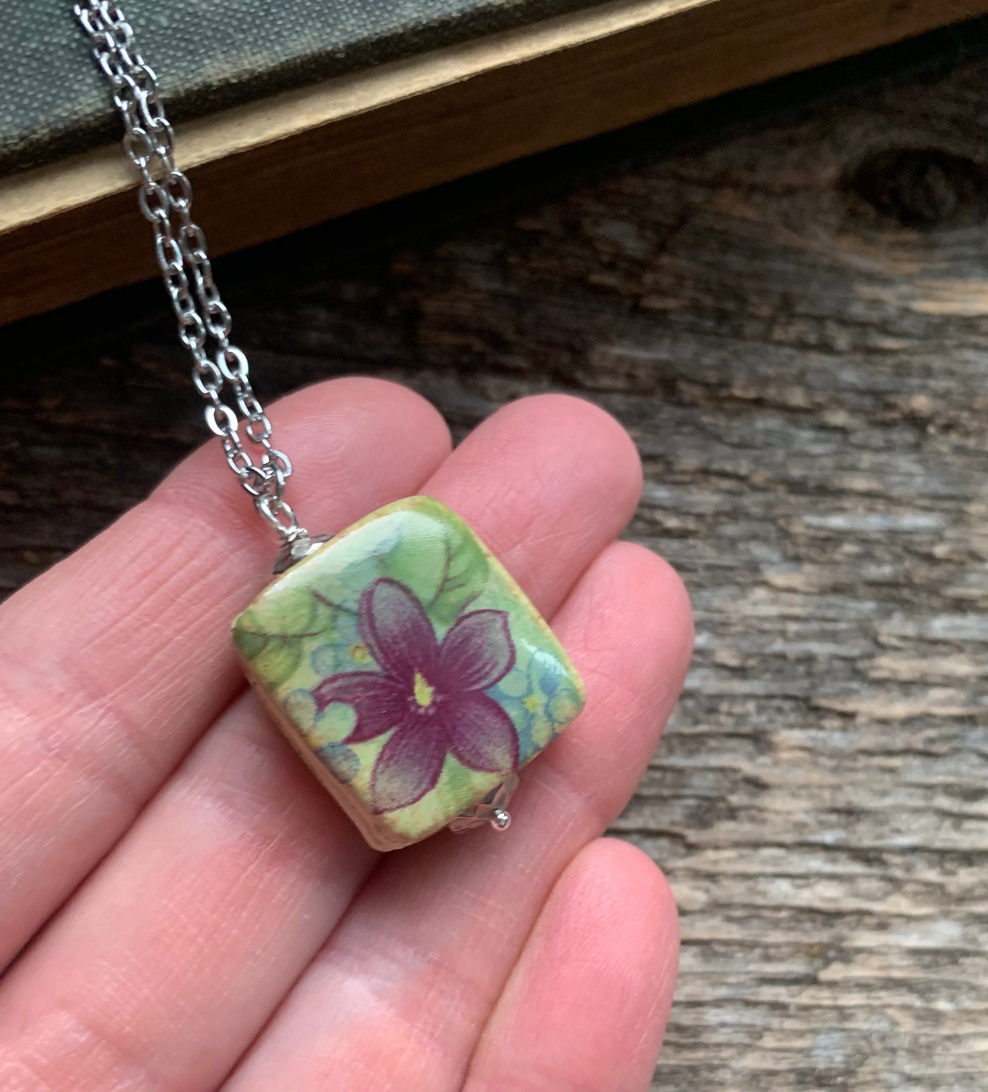 Sweary Book Necklace