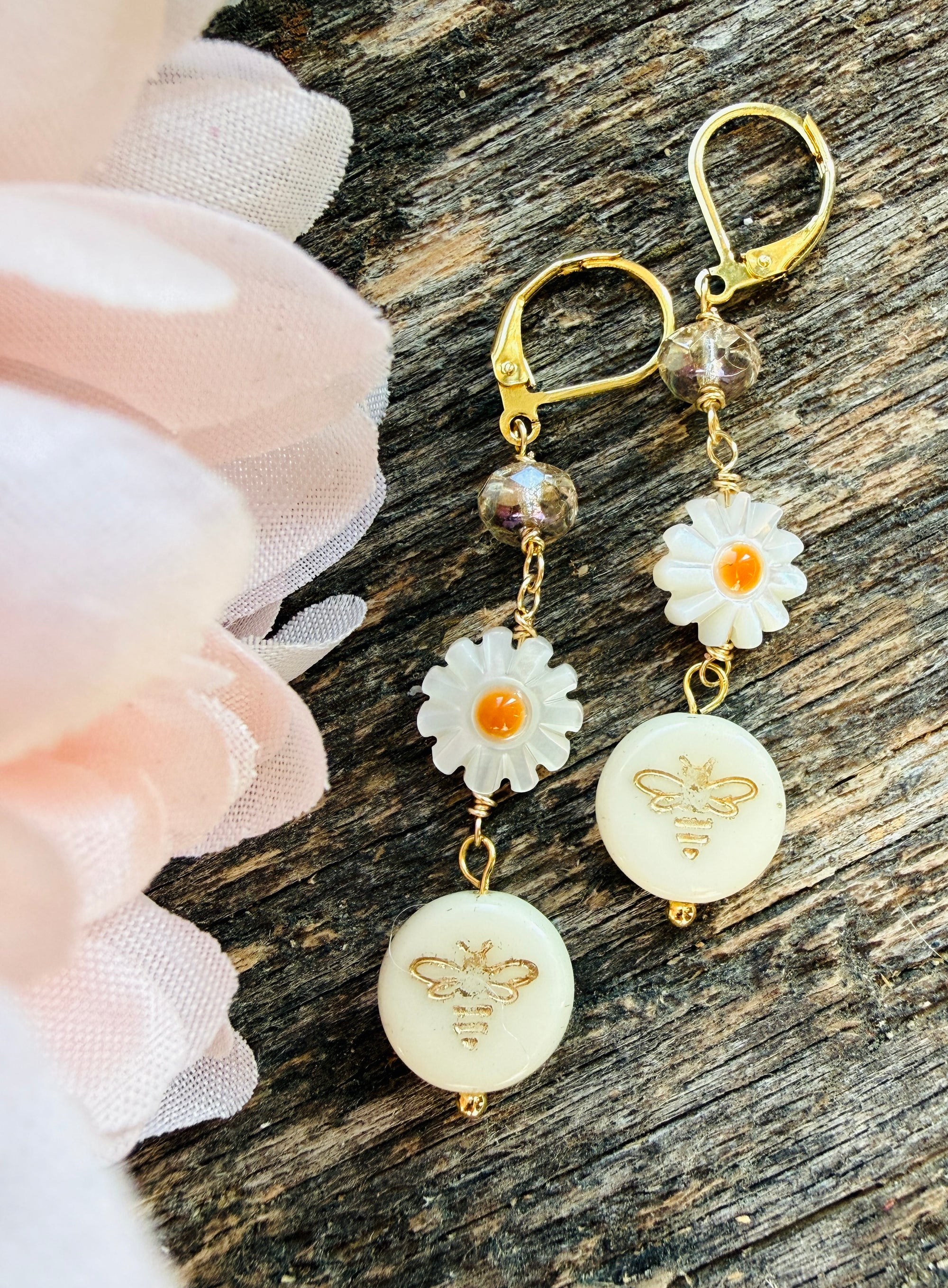 Bee Blossom Earrings