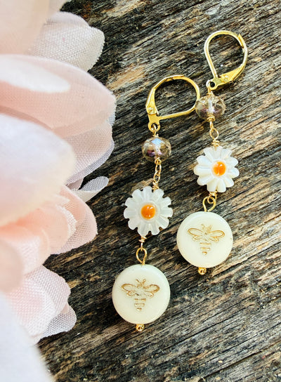Bee Blossom Earrings