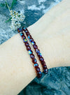 Garnet Fire Polished Bracelet