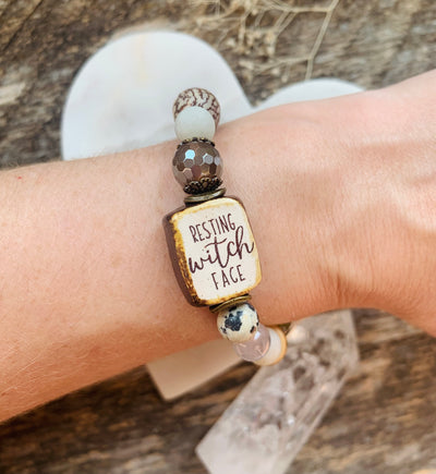Resting Witch Face Bracelet