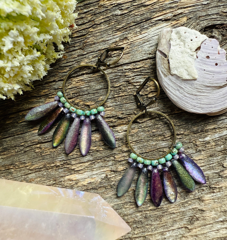 Secret Garden Fringe Hoops