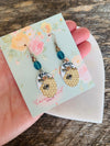 Whimsical Honey Bee Earrings