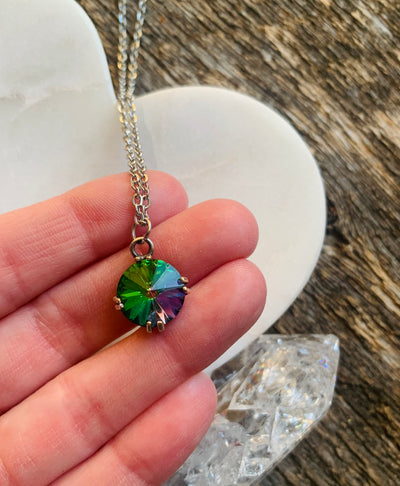 Northern Lights Crystal Necklace
