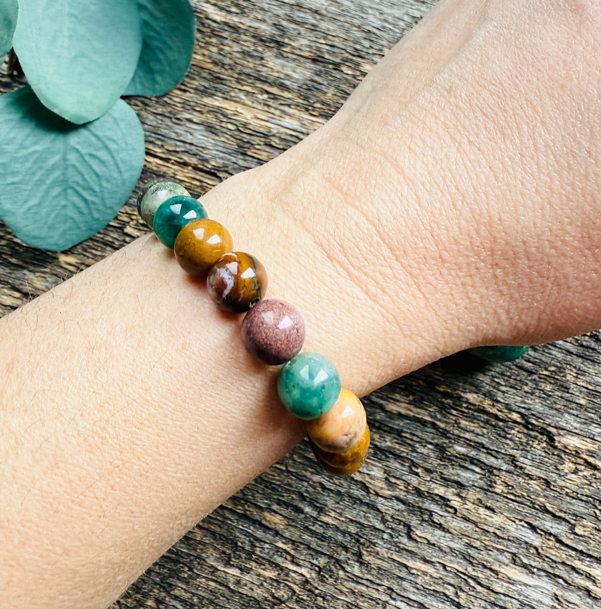 Ocean Jasper Signature Gemstone Bracelet