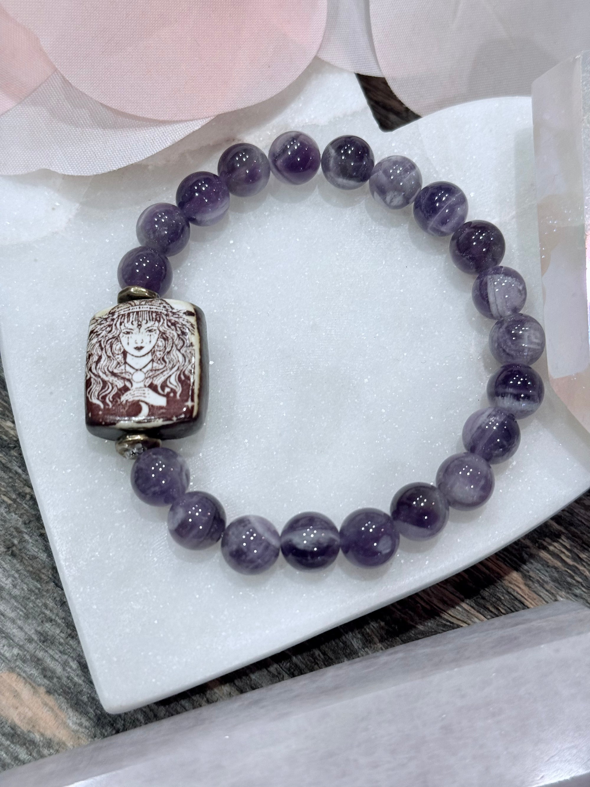 Chaos & Moondust Quote Bracelet