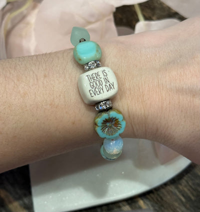 Good Day Quote Bracelet