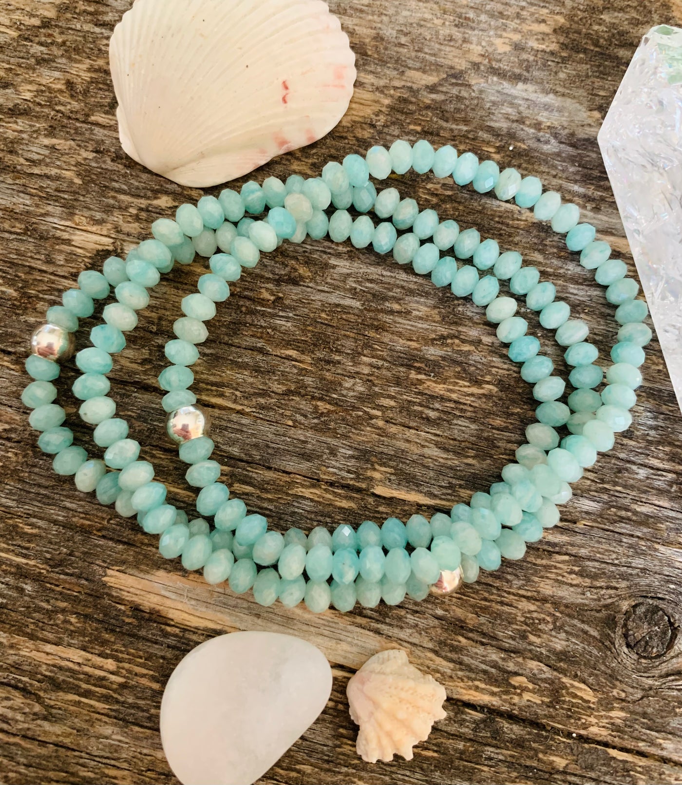 Faceted Amazonite Bracelet