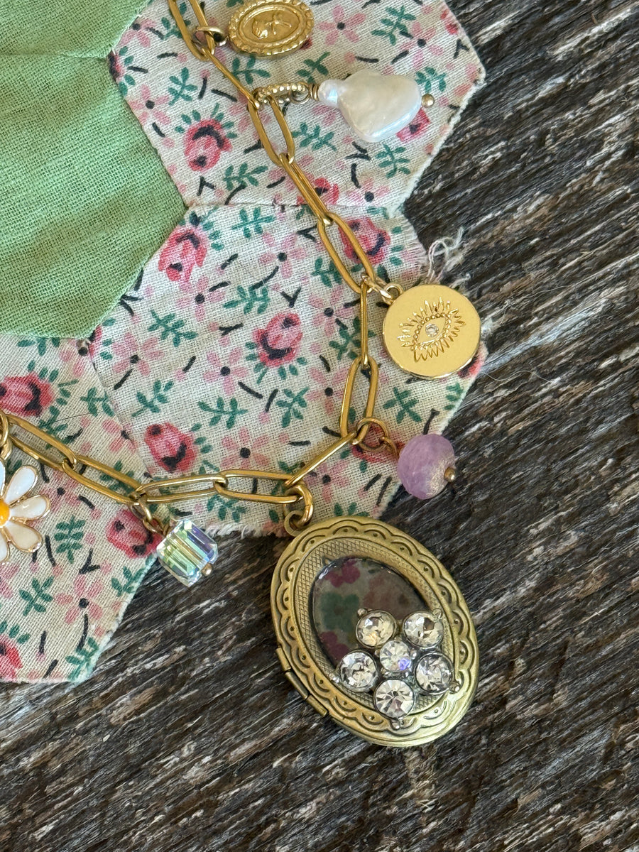One of Kind Collage Necklace Workshop