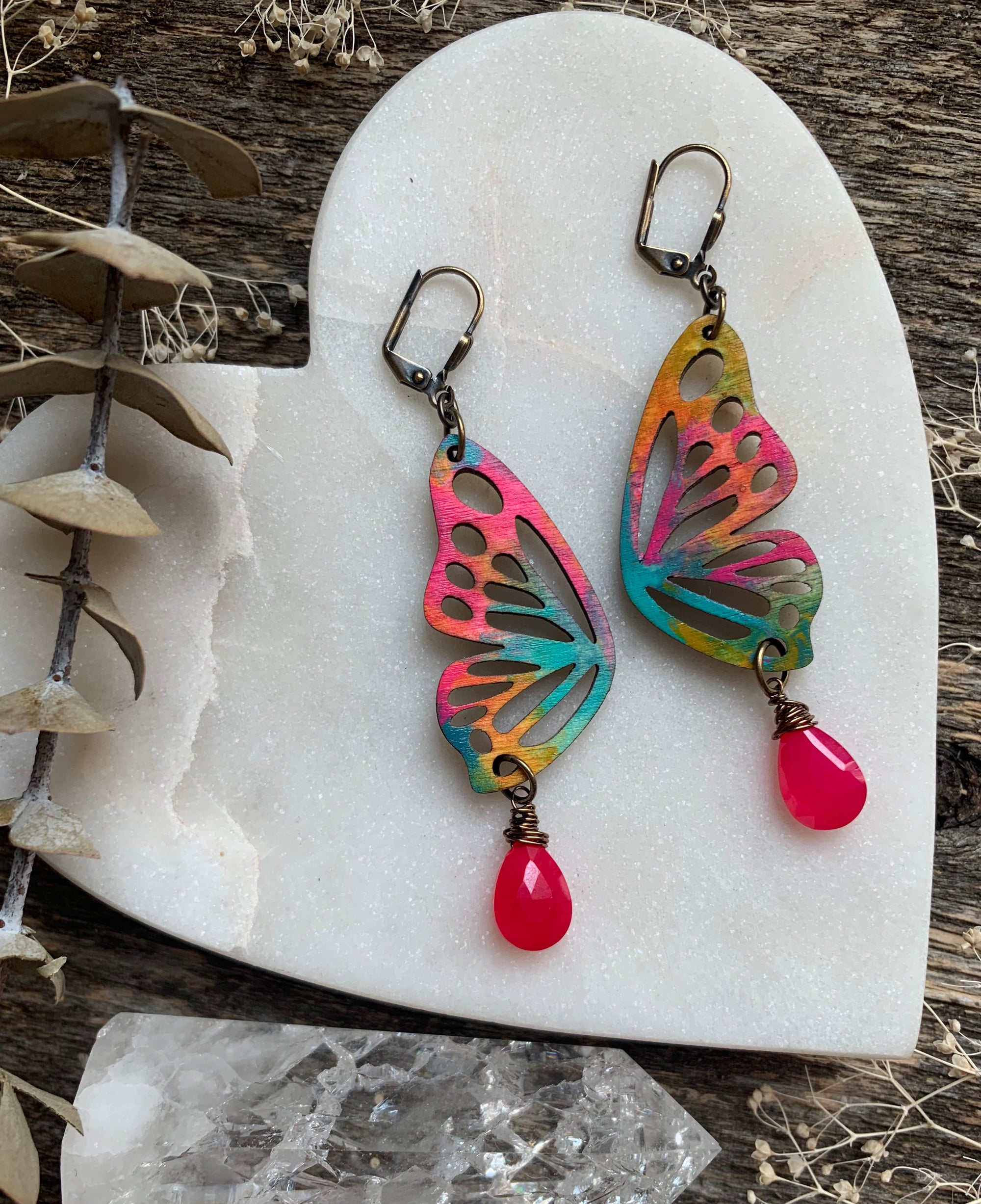 Cali Butterfly Wing Earrings