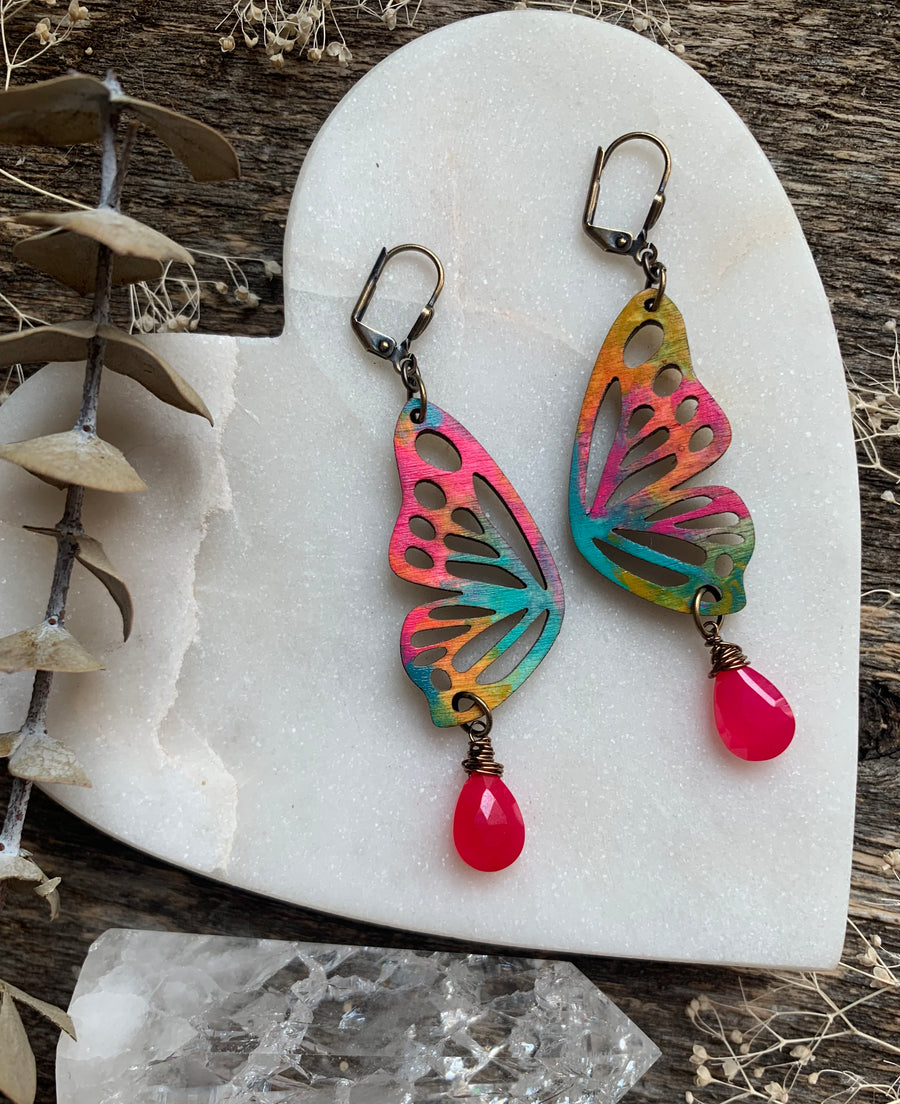 Cali Butterfly Wing Earrings