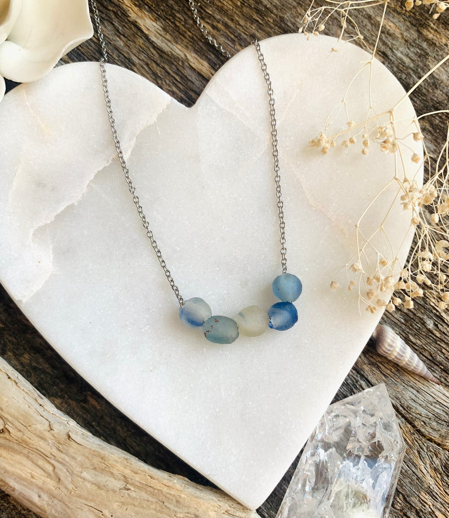 Coastal African Glass Necklace