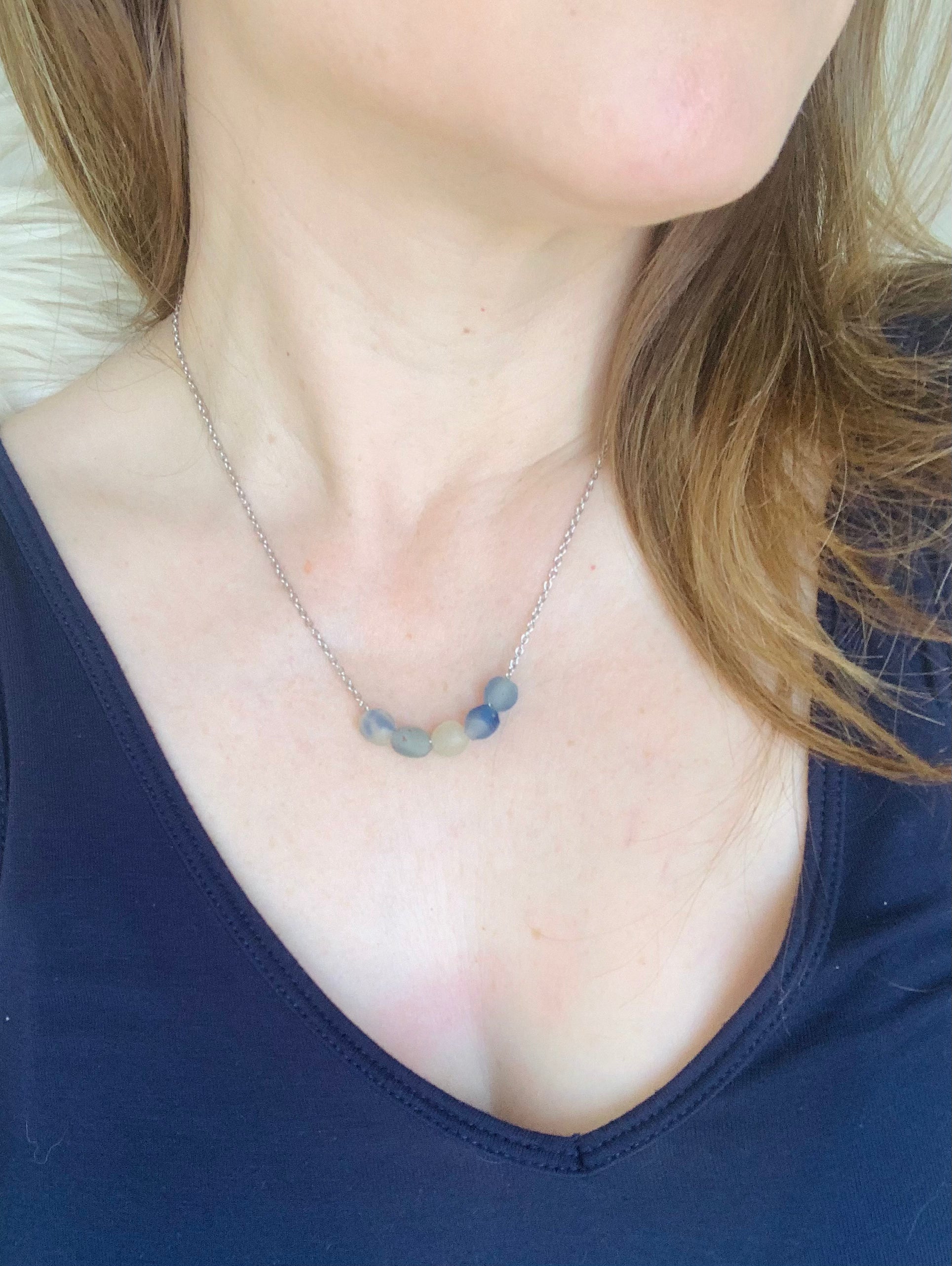 Coastal African Glass Necklace