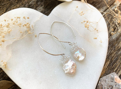 Petal Pearl Earrings