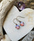 Lavender Crystal Filigree Earrings