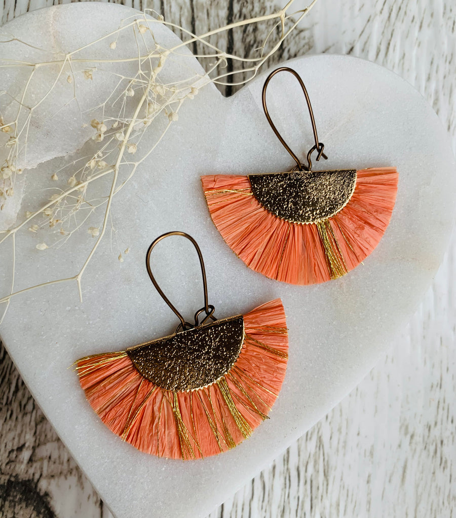Mango Fan Earrings
