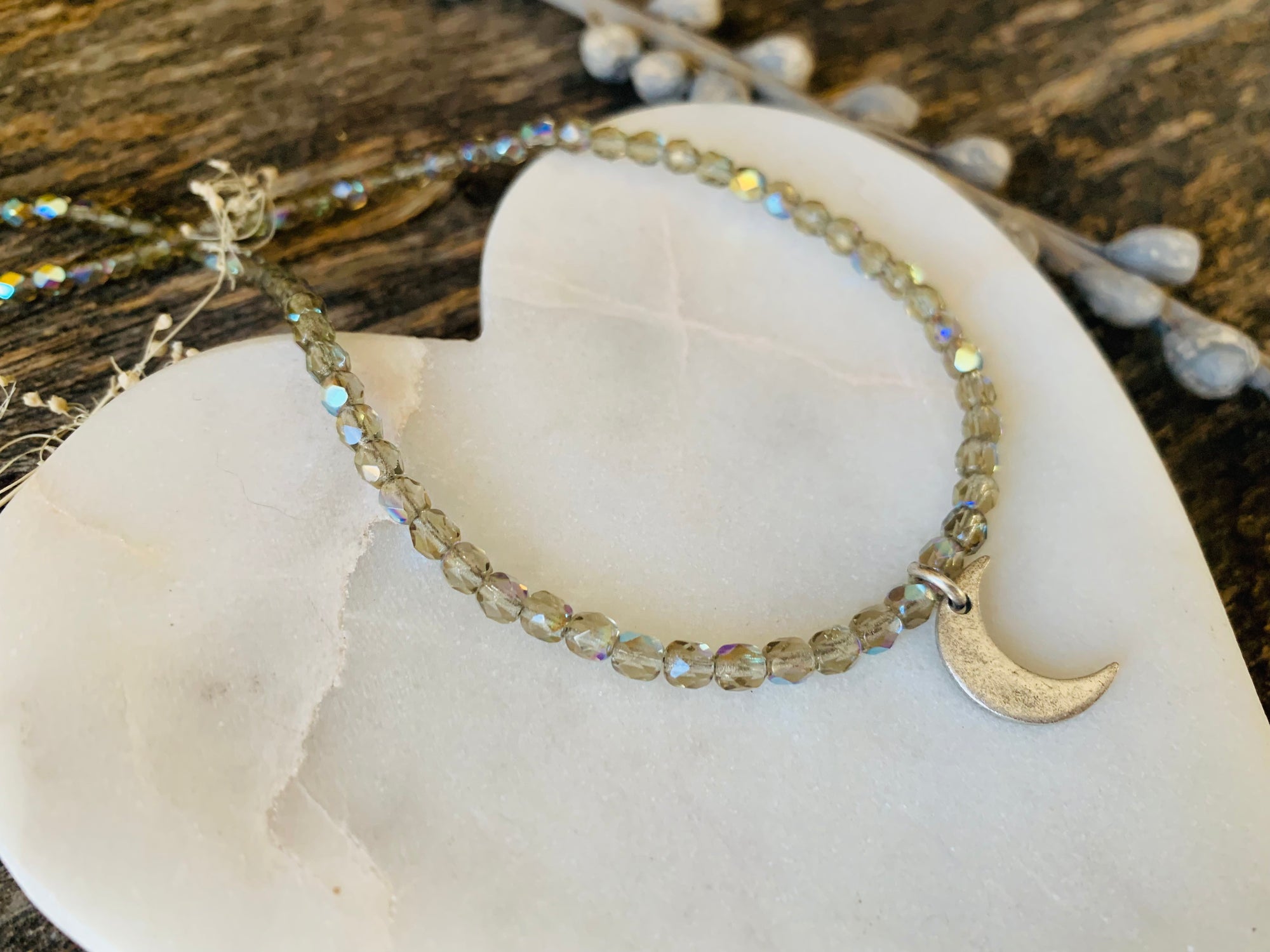 Smoky Aurora Celestial Goddess Necklace