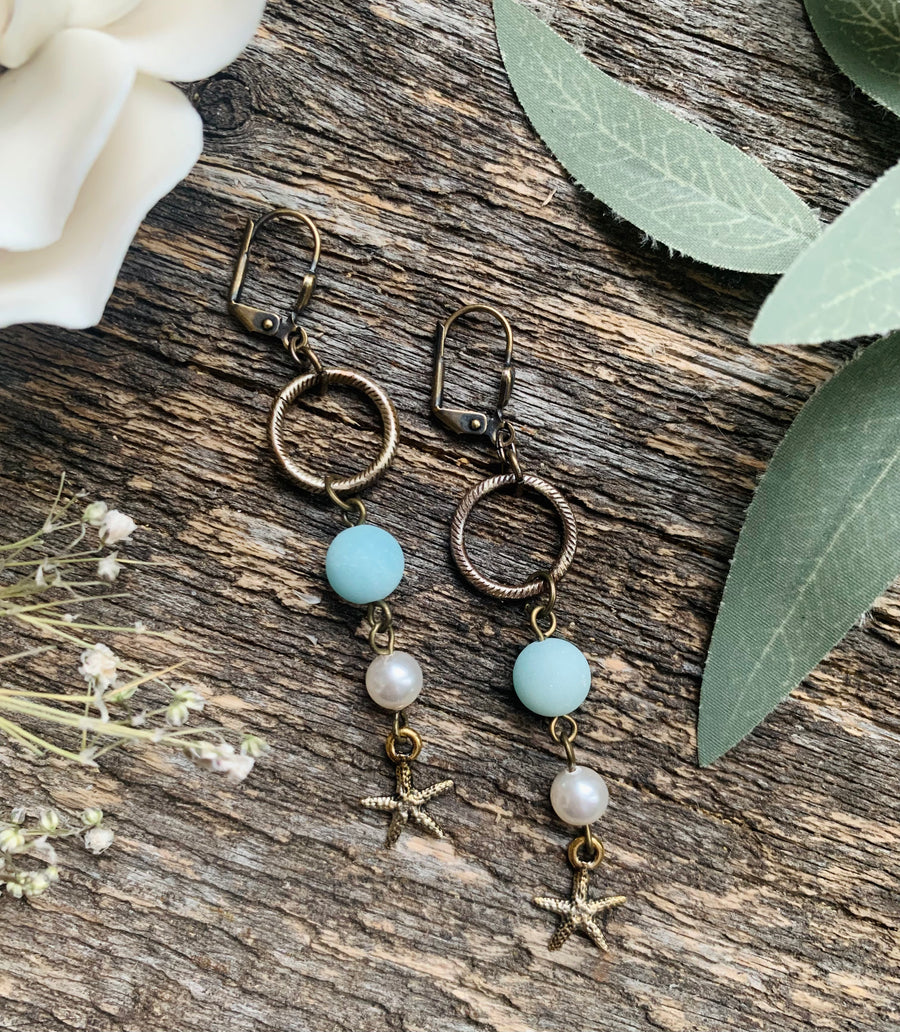 Starfish Dangle Earrings