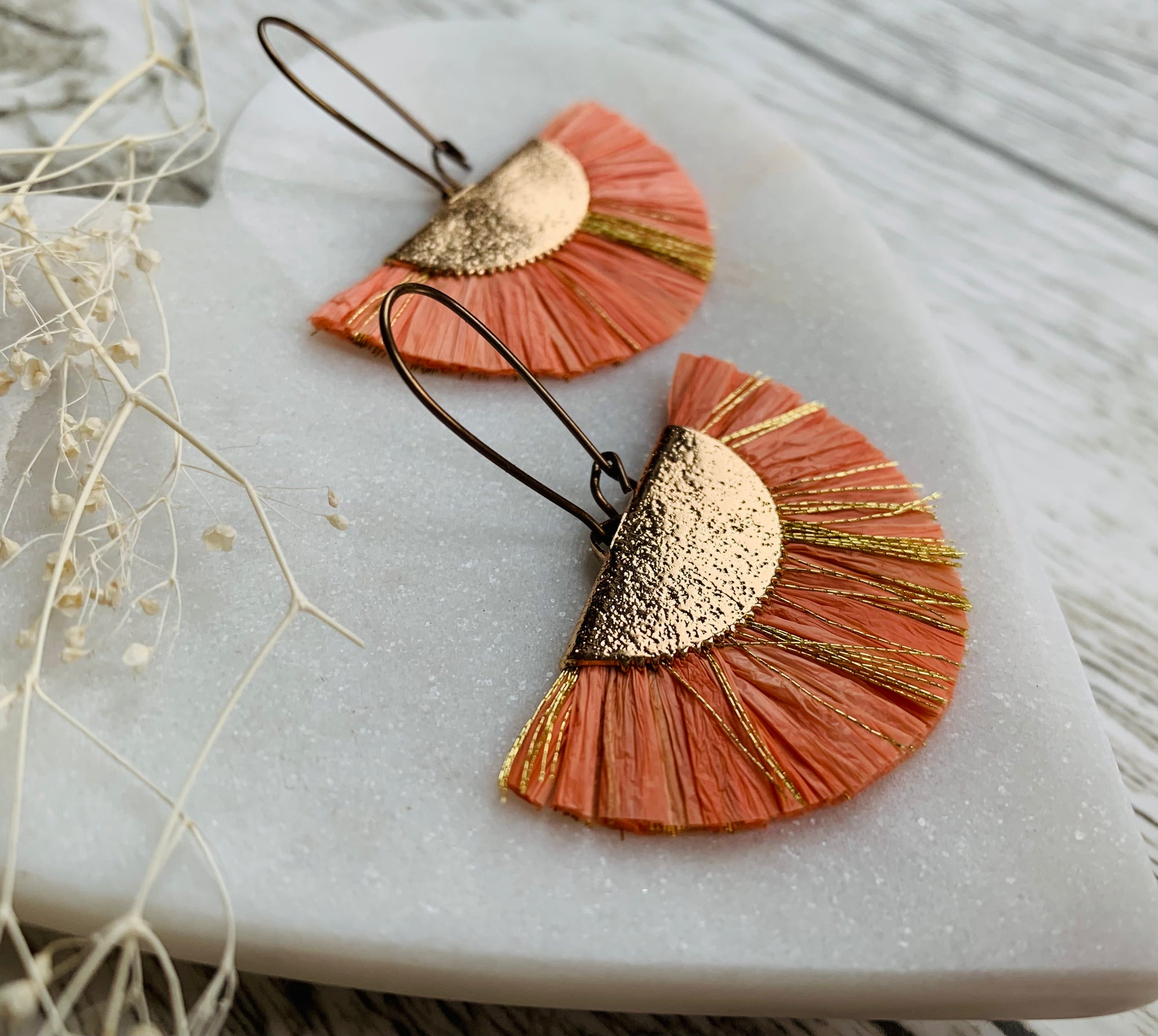 Mango Fan Earrings
