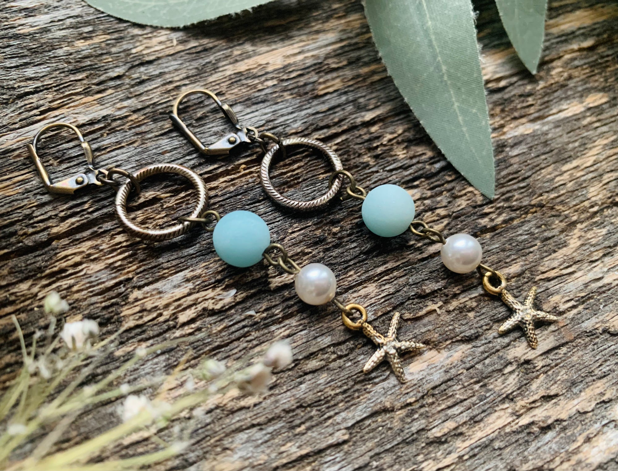 Starfish Dangle Earrings