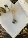 Pacific Opal Evil Eye Necklace