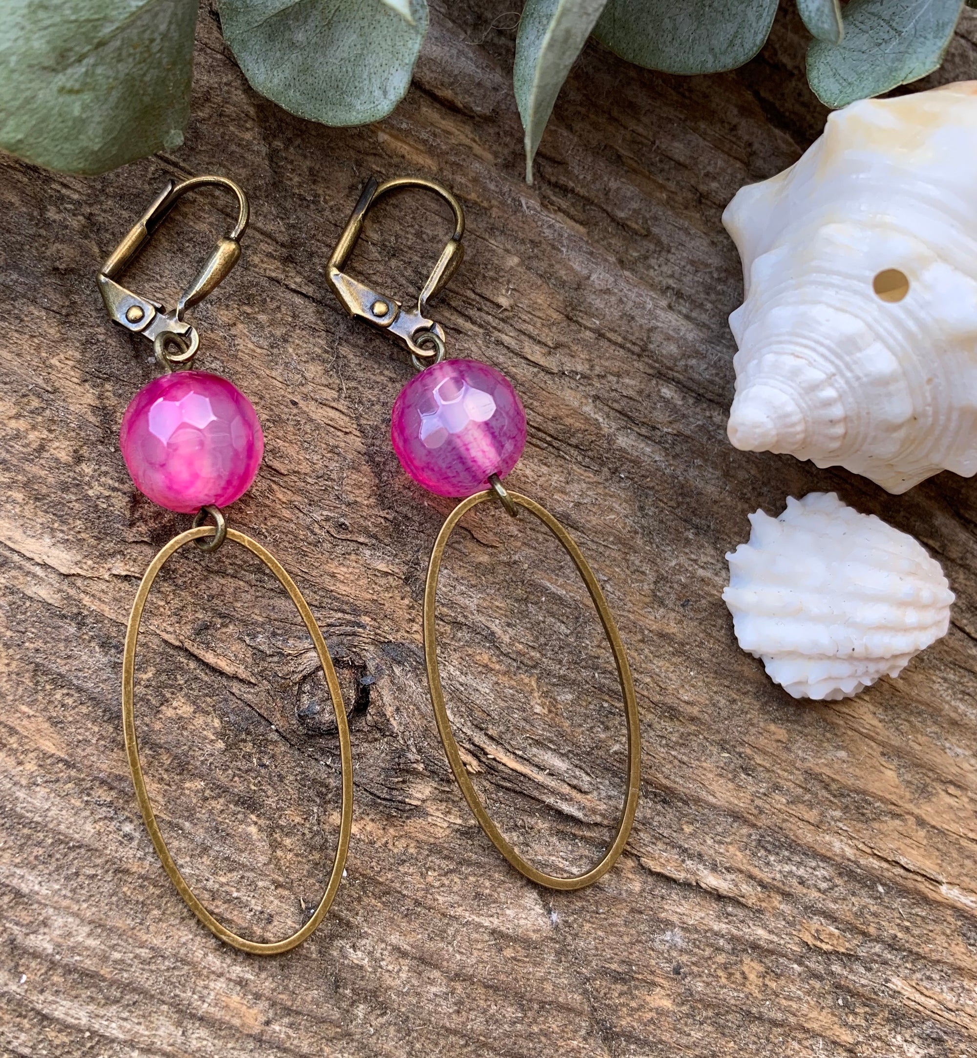 Watermelon Calla Earrings