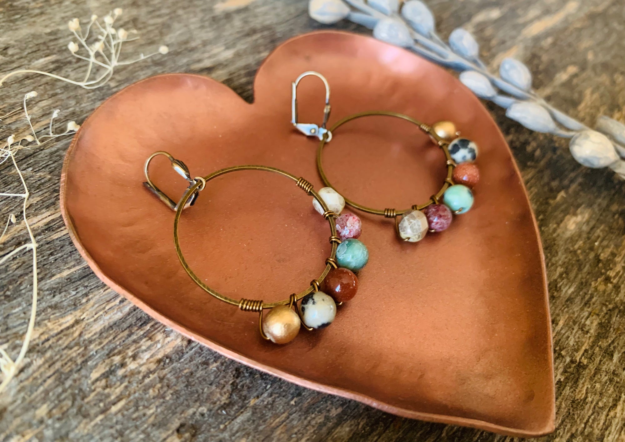 Wanderer Gem Hoops