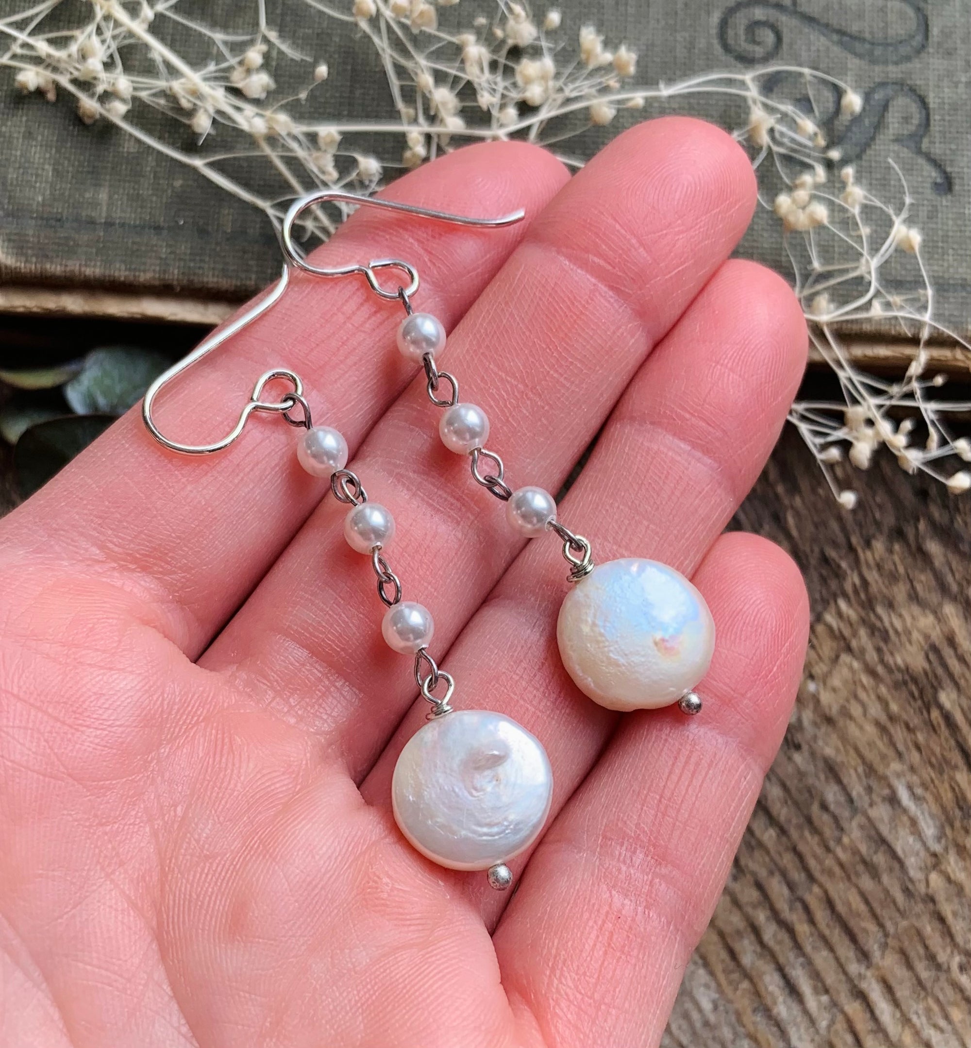 Cascade Pearl Earrings