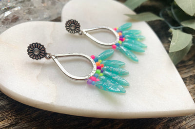Rainbow Apollo Fringe Hoops